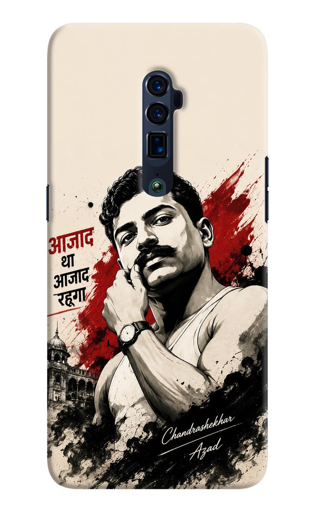 Chandrashekhar Azad Fearless Oppo Reno 10x Zoom Hard Case Back Cover by Casekaro