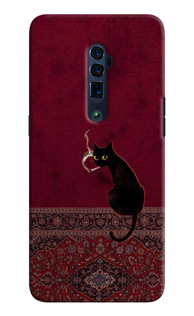 Midnight Cat Oppo Reno 10x Zoom Hard Case Back Cover by Casekaro