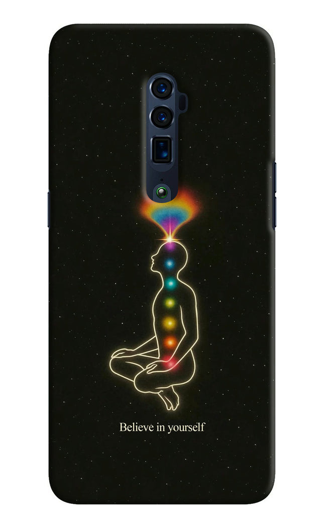 Believe in yourself Oppo Reno 10x Zoom Hard Case Back Cover by Casekaro