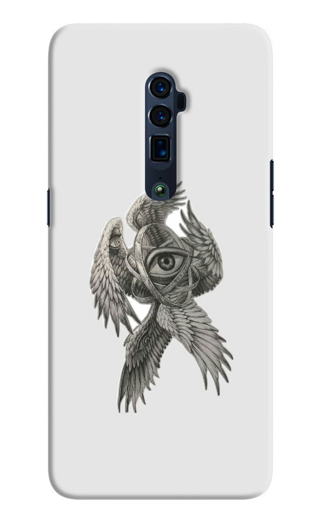 Accurate Angel Oppo Reno 10x Zoom Hard Case Back Cover by Casekaro