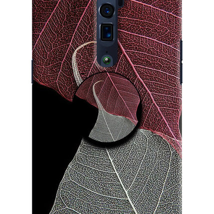 Leaf Pattern Oppo Reno 10x Zoom Pop Case by Casekaro