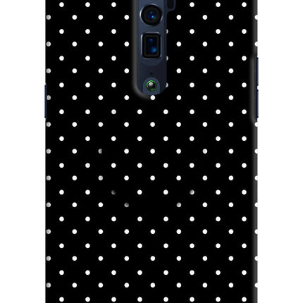 White Dots Oppo Reno 10x Zoom Pop Case by Casekaro