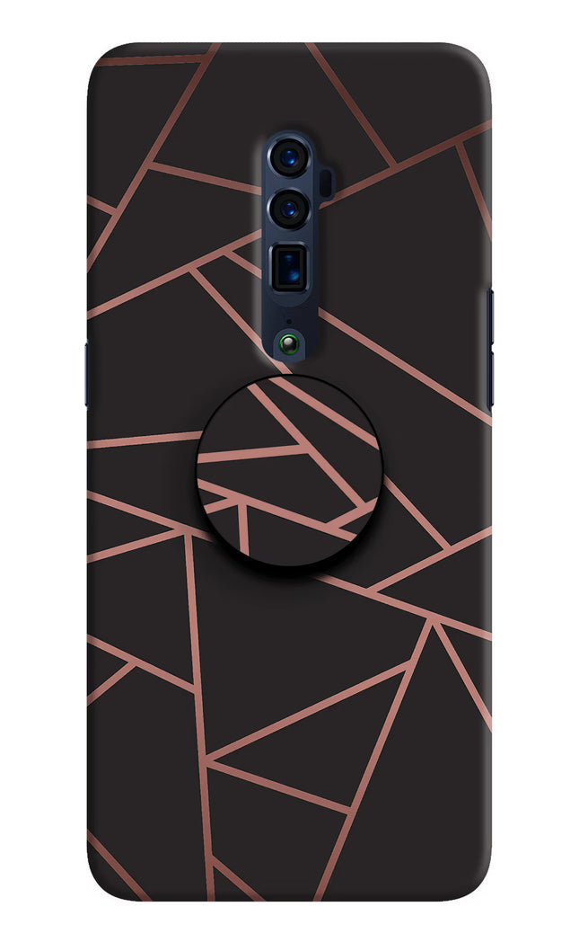 Geometric Pattern Oppo Reno 10x Zoom Pop Case by Casekaro