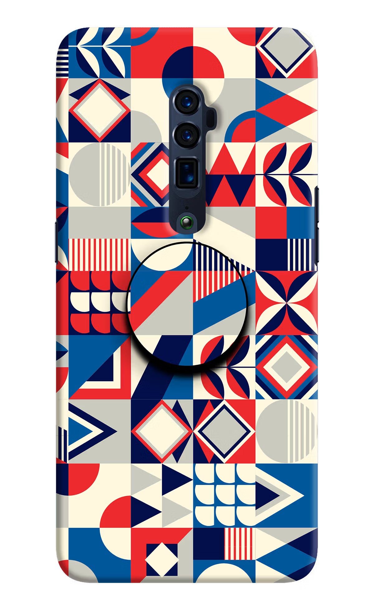 Colorful Pattern Oppo Reno 10x Zoom Pop Case by Casekaro