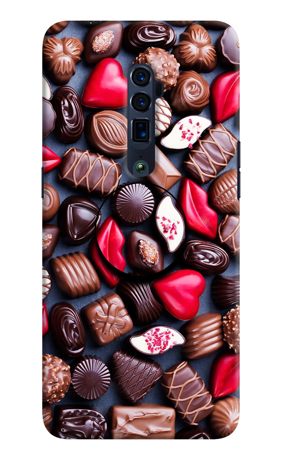 Chocolates Oppo Reno 10x Zoom Pop Case by Casekaro