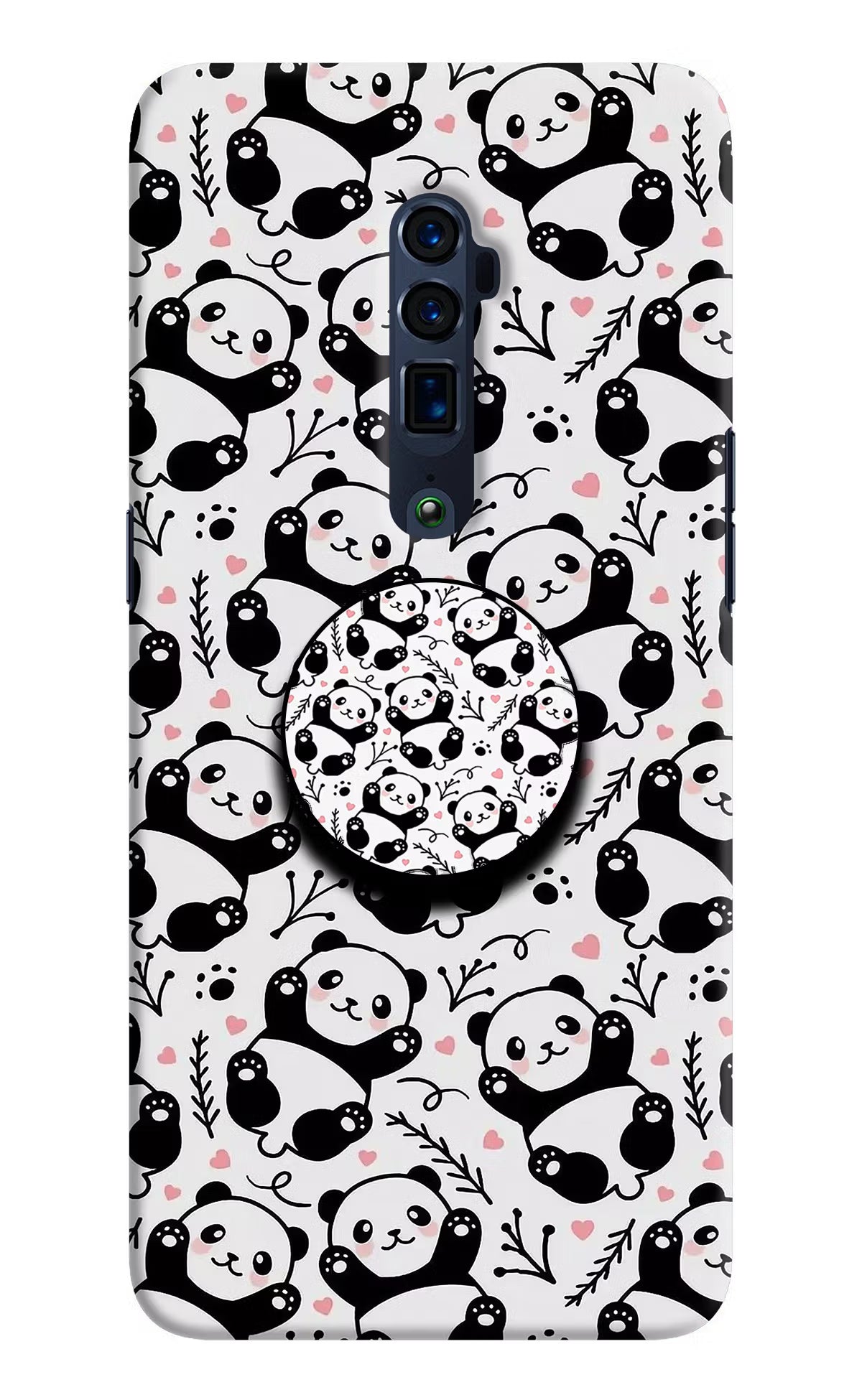Cute Panda Oppo Reno 10x Zoom Pop Case by Casekaro