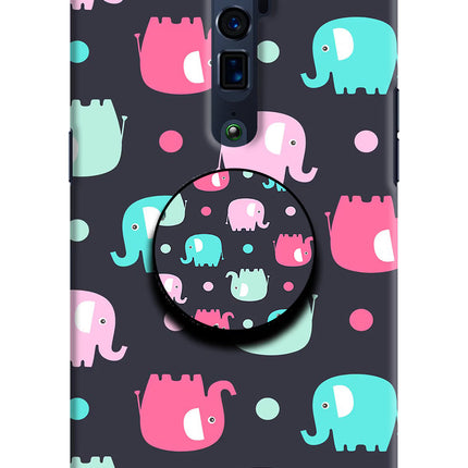 Baby Elephants Oppo Reno 10x Zoom Pop Case by Casekaro