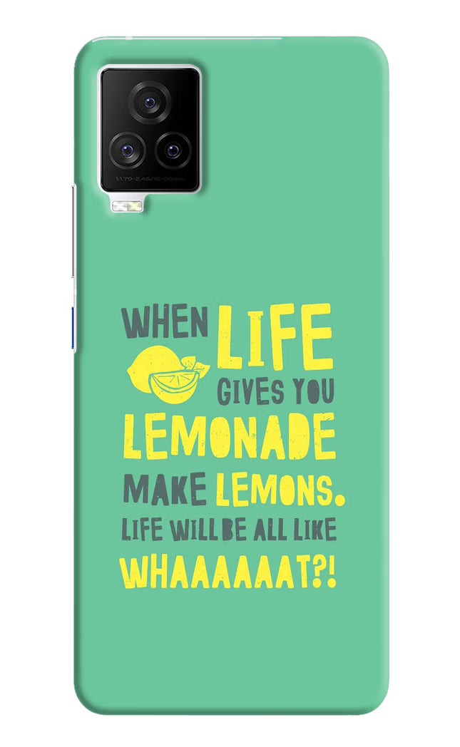 Quote iQOO 7 Legend 5G Hard Case Back Cover by Casekaro