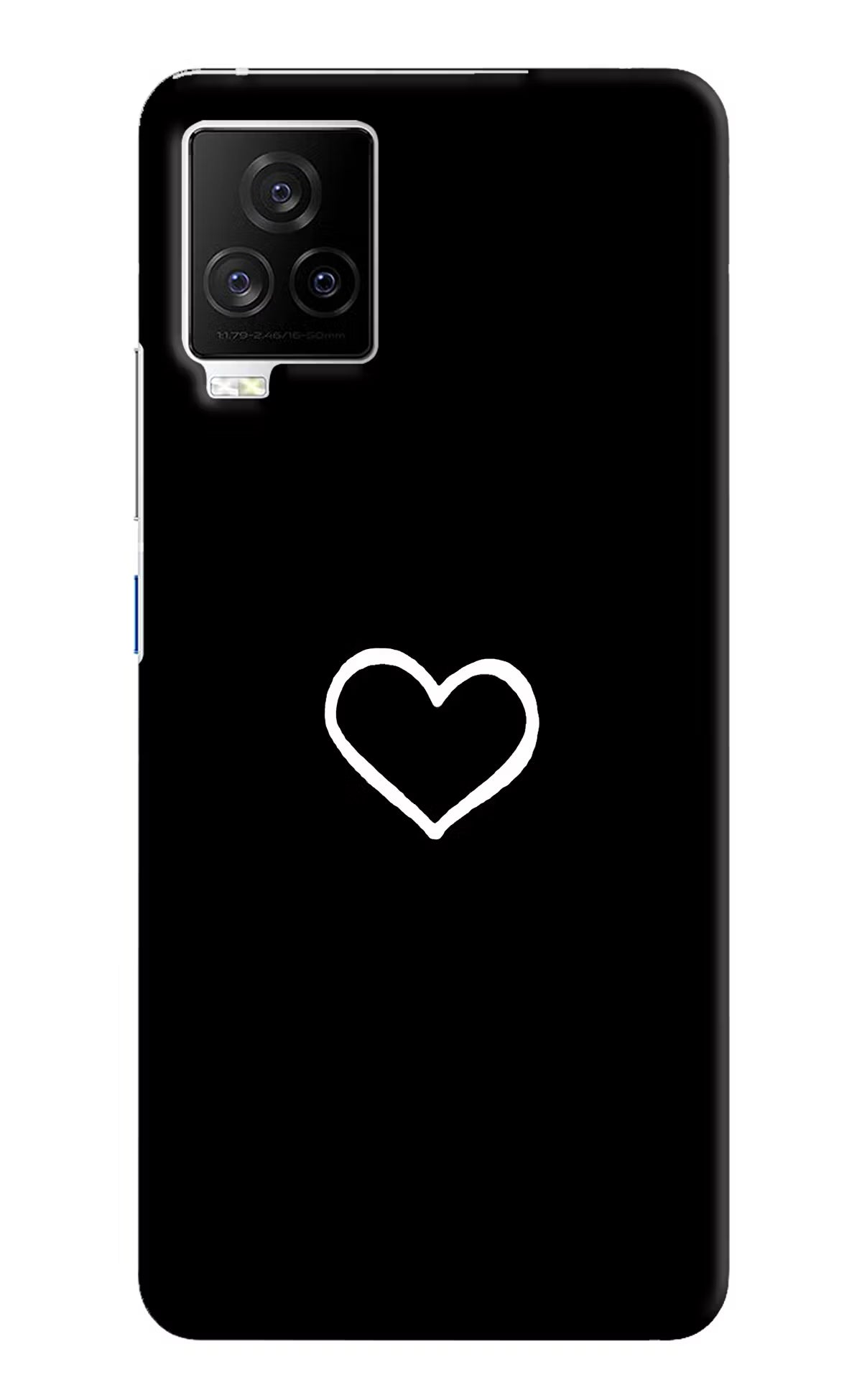 Heart iQOO 7 Legend 5G Hard Case Back Cover by Casekaro