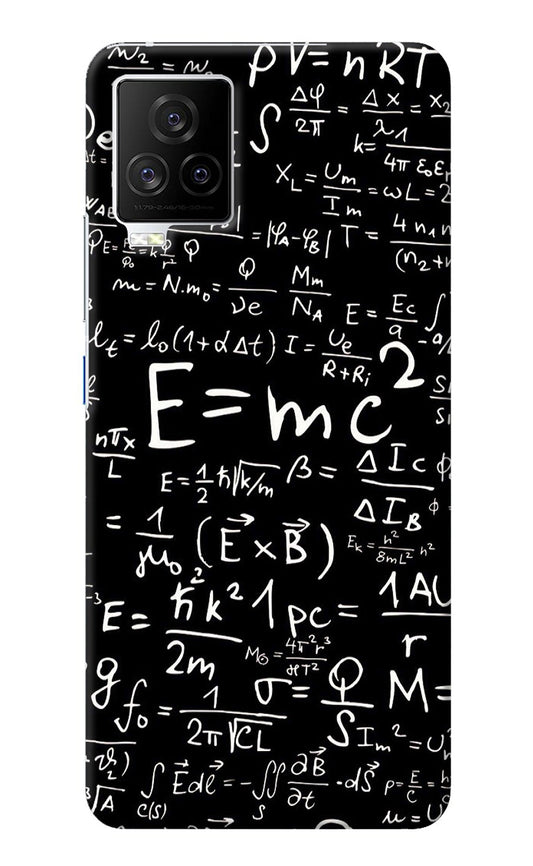 Physics Albert Einstein Formula iQOO 7 Legend 5G Back Cover