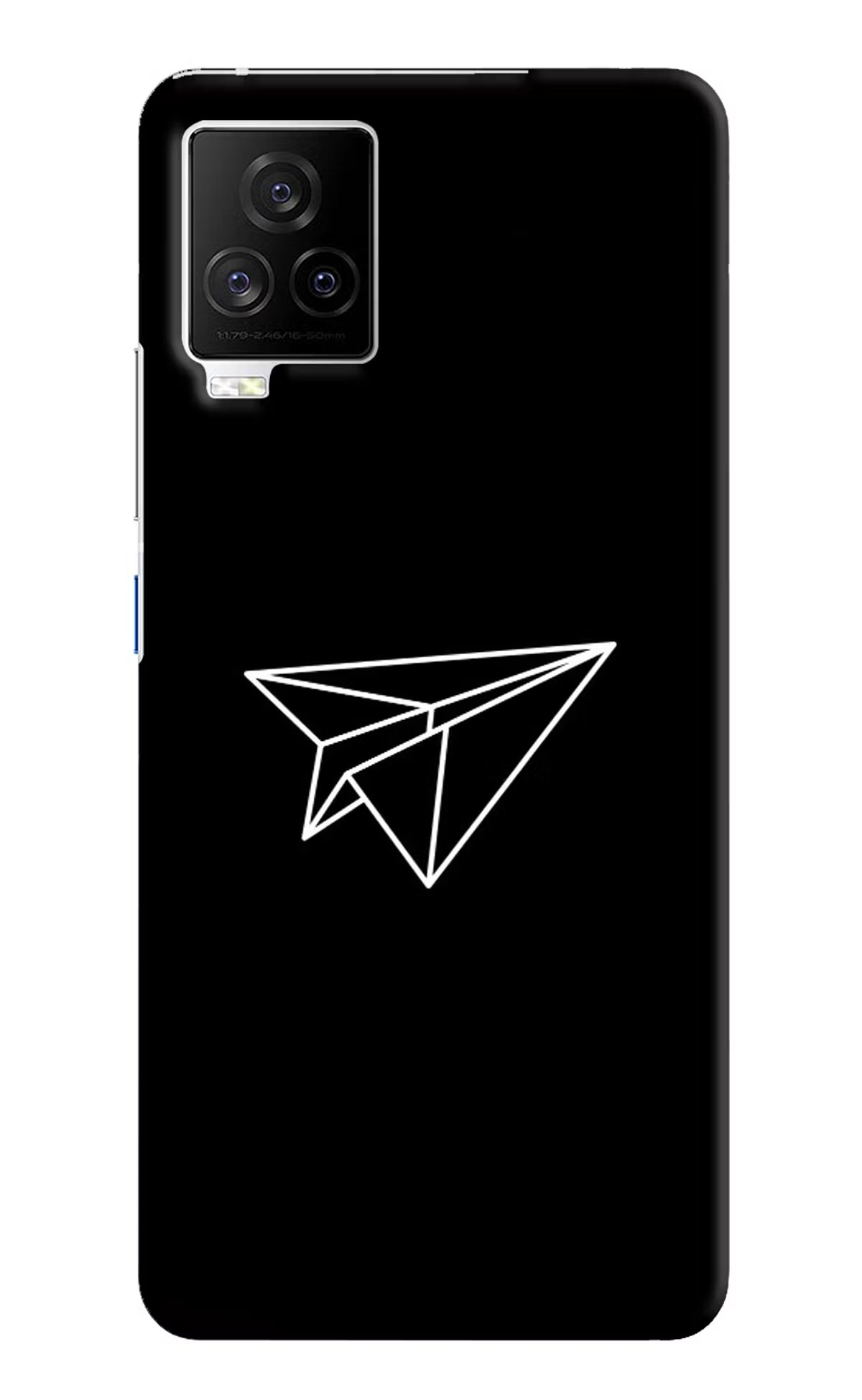 Paper Plane White iQOO 7 Legend 5G Hard Case Back Cover by Casekaro