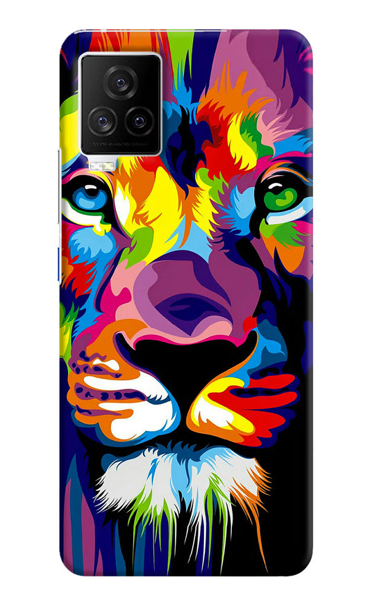 Lion iQOO 7 Legend 5G Hard Case Back Cover by Casekaro