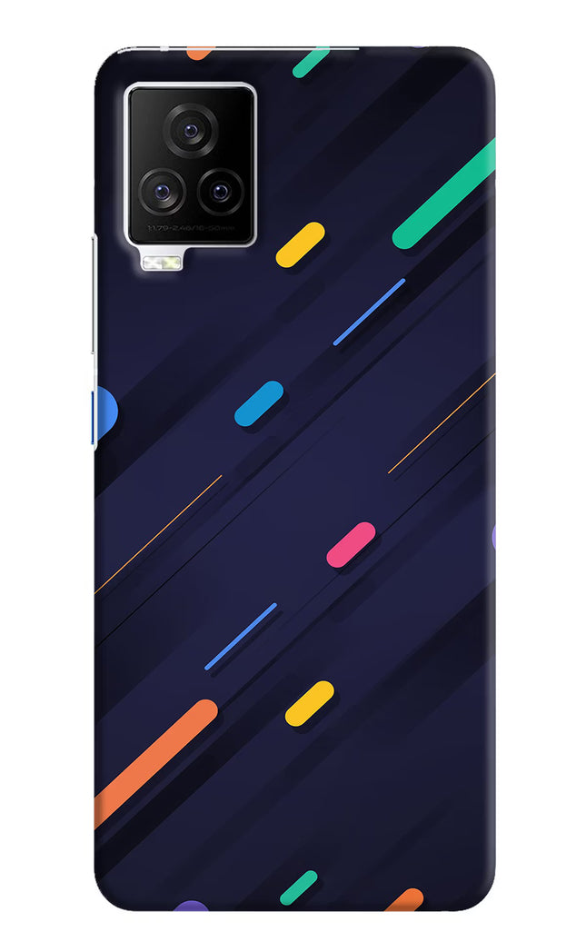 Abstract Design iQOO 7 Legend 5G Hard Case Back Cover by Casekaro