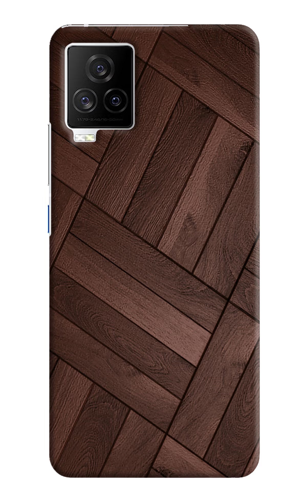 Wooden Texture Design iQOO 7 Legend 5G Hard Case Back Cover by Casekaro