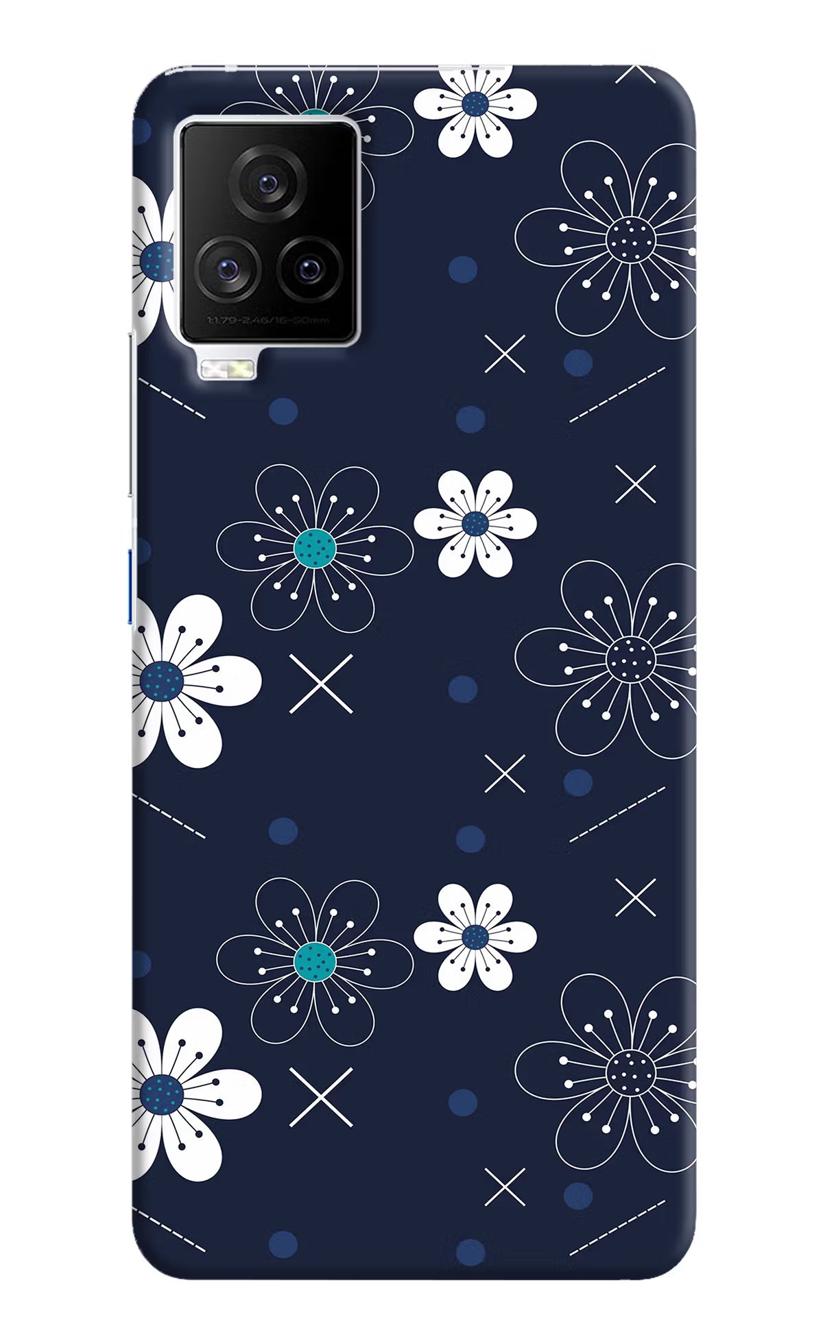 Flowers iQOO 7 Legend 5G Hard Case Back Cover by Casekaro