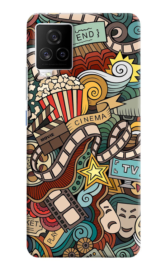 Cinema Abstract iQOO 7 Legend 5G Hard Case Back Cover by Casekaro
