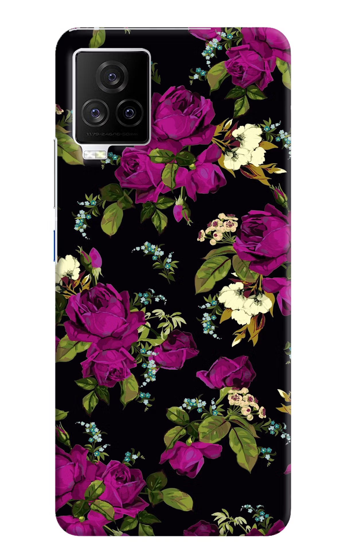 Flowers iQOO 7 Legend 5G Hard Case Back Cover by Casekaro