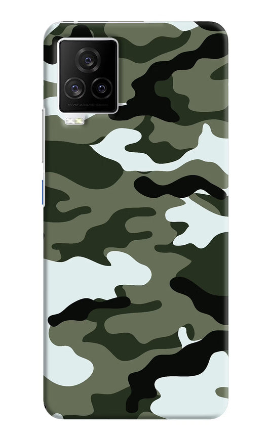 Camouflage iQOO 7 Legend 5G Hard Case Back Cover by Casekaro