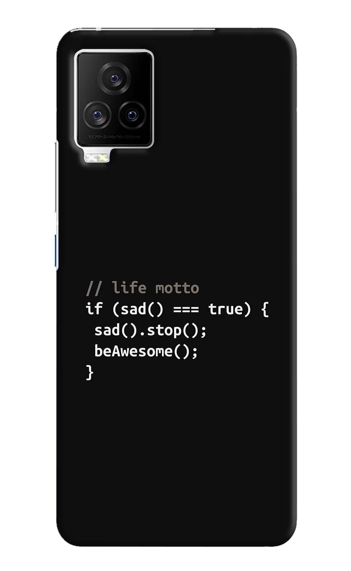 Life Motto Code iQOO 7 Legend 5G Hard Case Back Cover by Casekaro