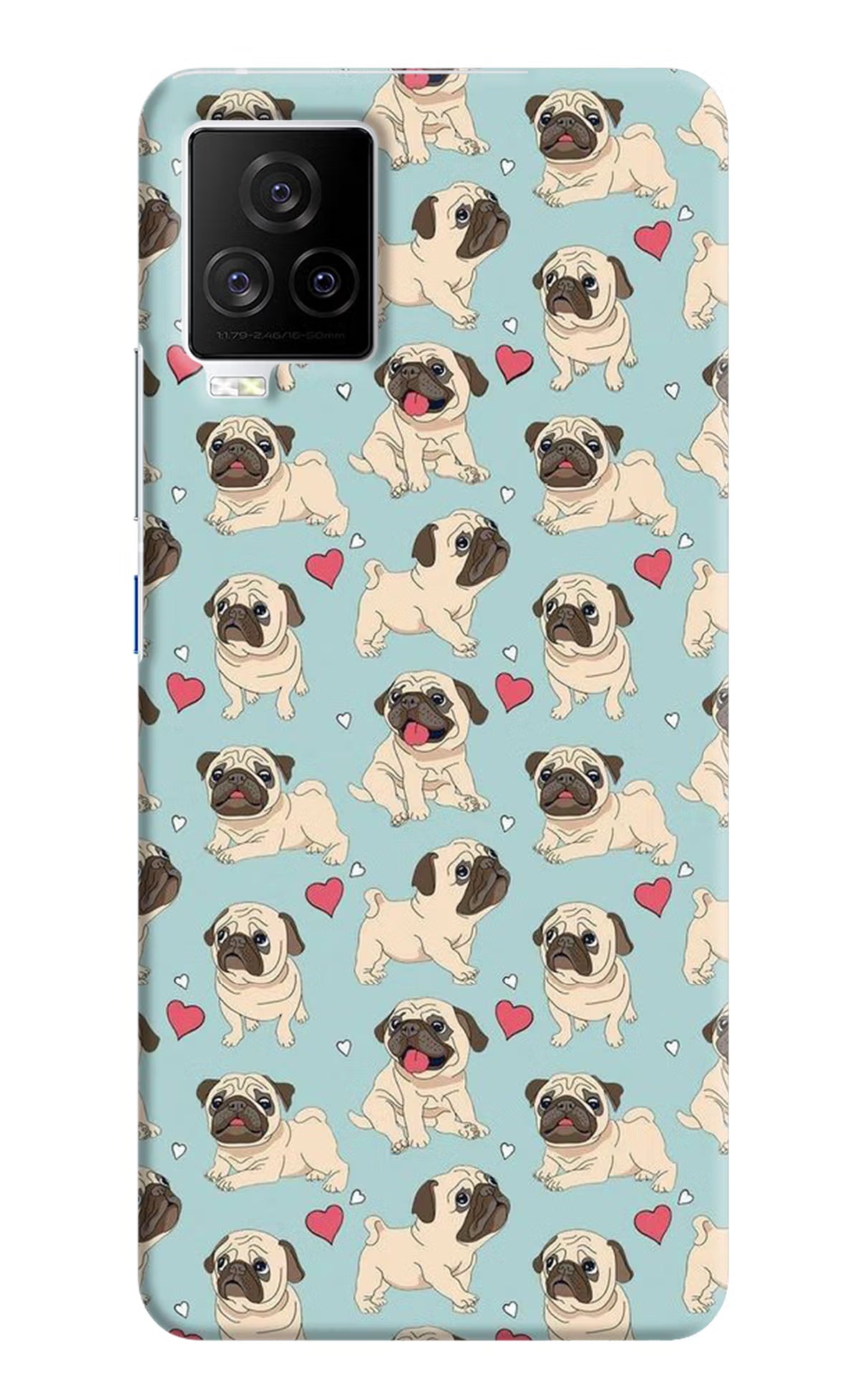Pug Dog iQOO 7 Legend 5G Hard Case Back Cover by Casekaro