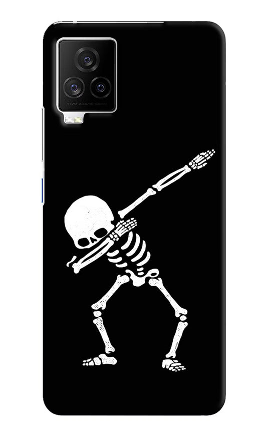 Dabbing Skeleton Art iQOO 7 Legend 5G Hard Case Back Cover by Casekaro