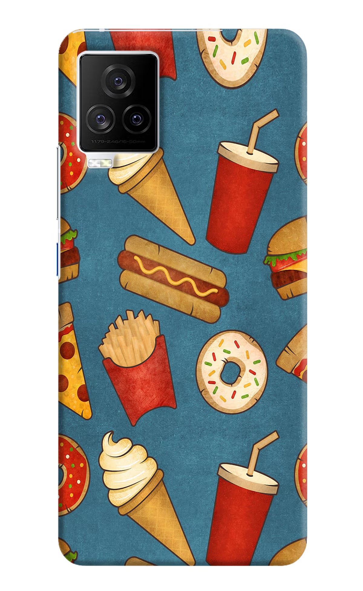 Foodie iQOO 7 Legend 5G Hard Case Back Cover by Casekaro