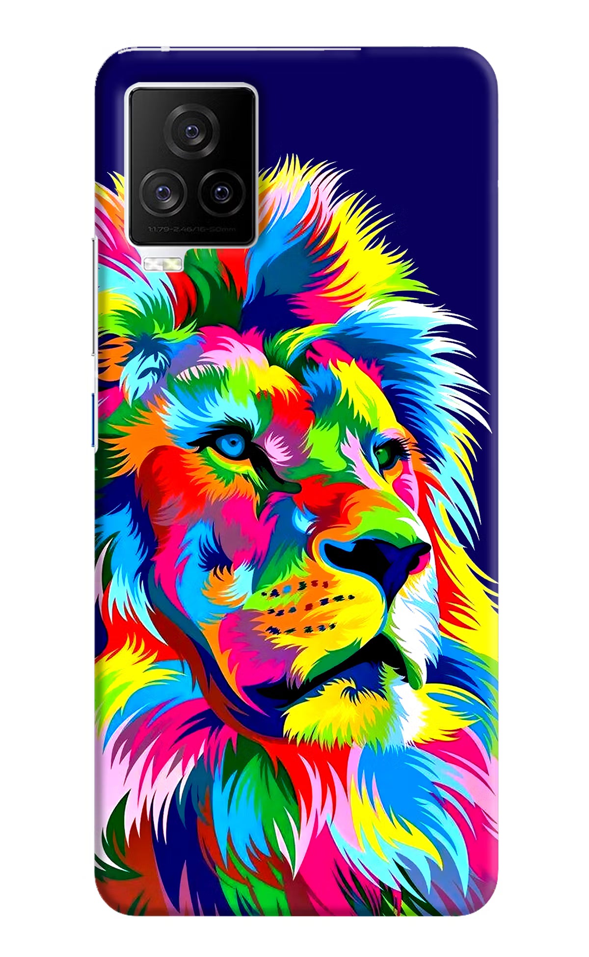 Vector Art Lion iQOO 7 Legend 5G Hard Case Back Cover by Casekaro