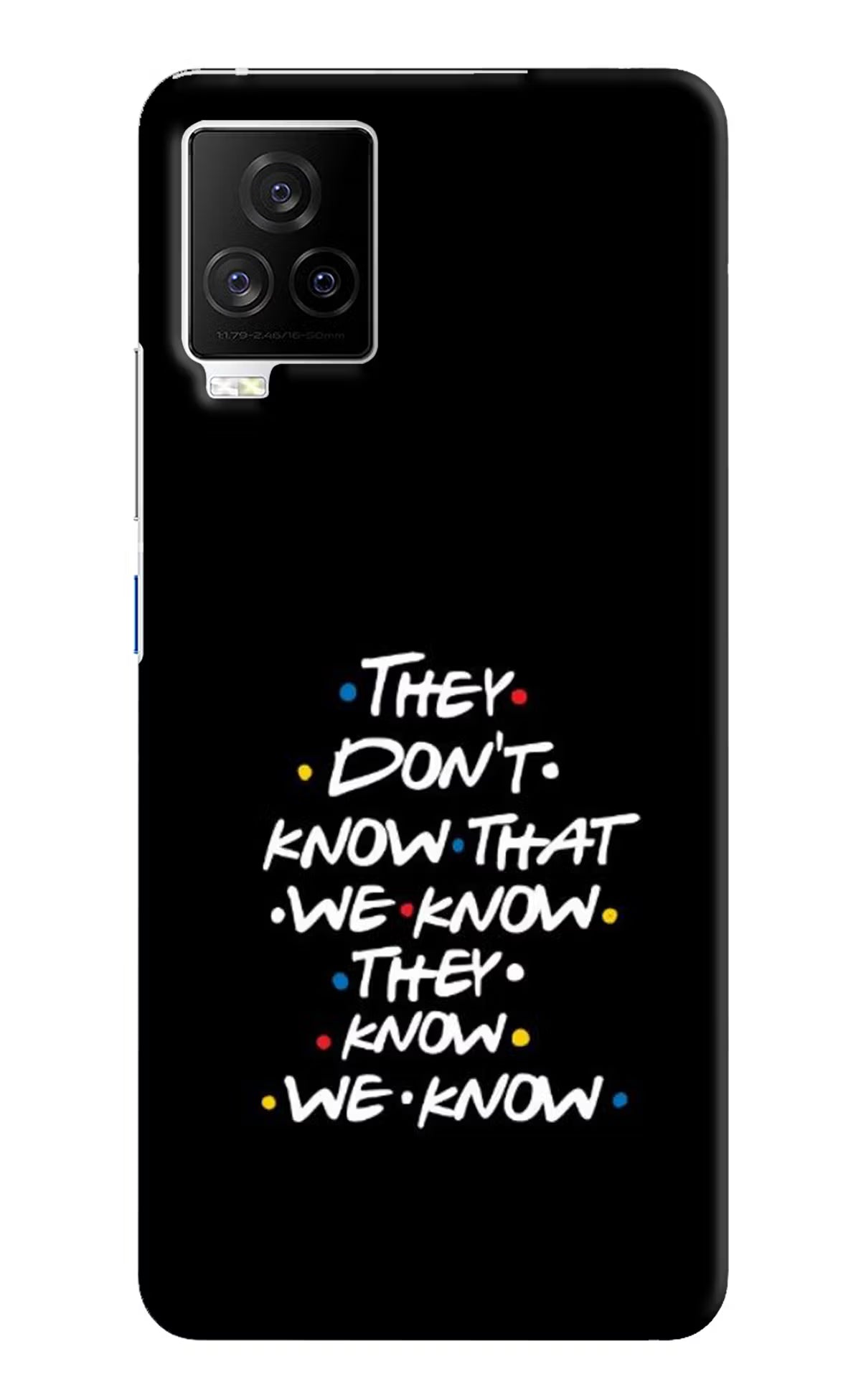 FRIENDS Dialogue iQOO 7 Legend 5G Hard Case Back Cover by Casekaro