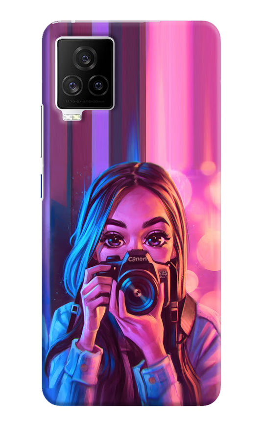 Girl Photographer iQOO 7 Legend 5G Hard Case Back Cover by Casekaro