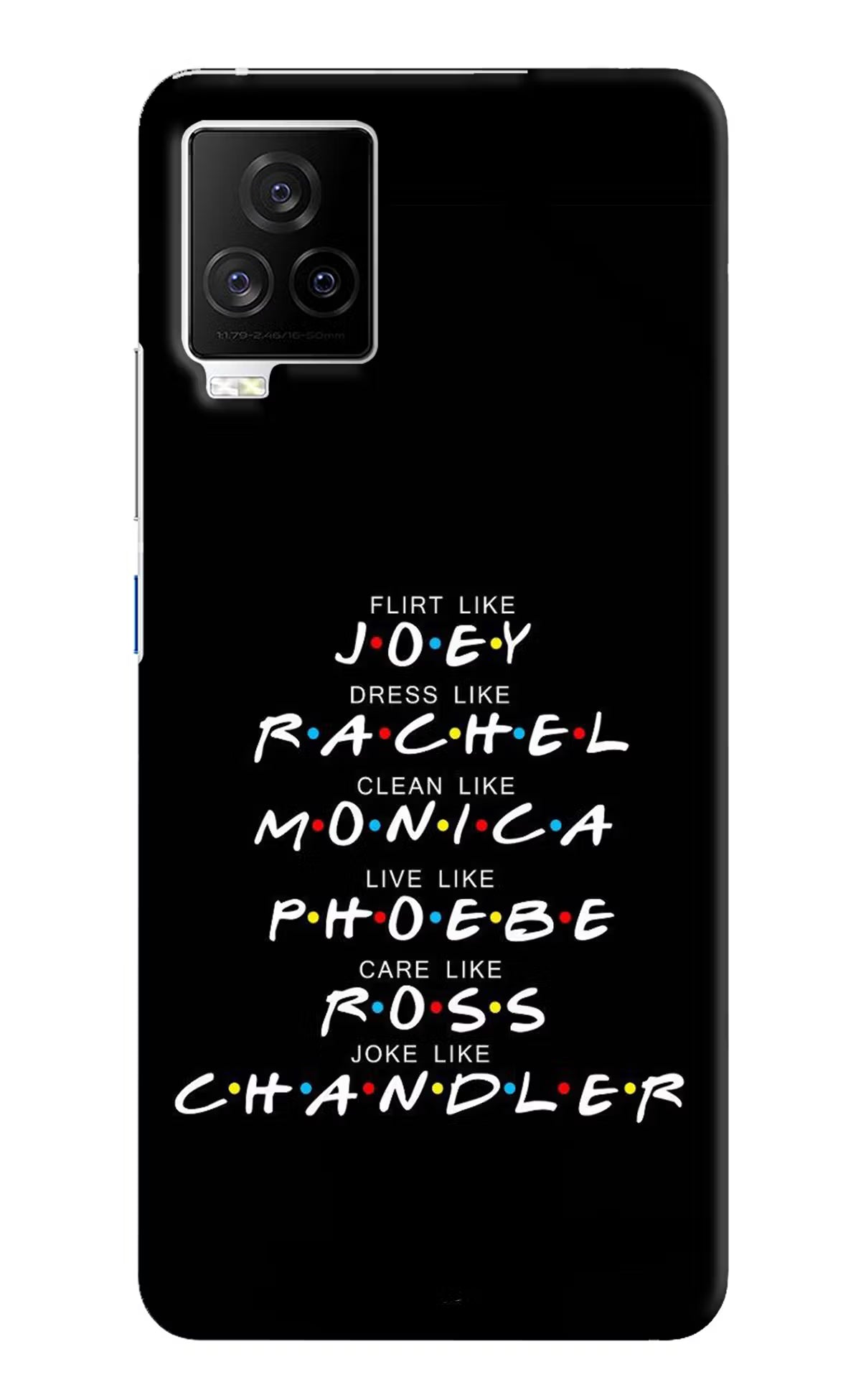 FRIENDS Character iQOO 7 Legend 5G Hard Case Back Cover by Casekaro