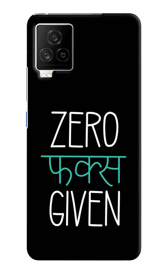Zero Fucks Given iQOO 7 Legend 5G Hard Case Back Cover by Casekaro