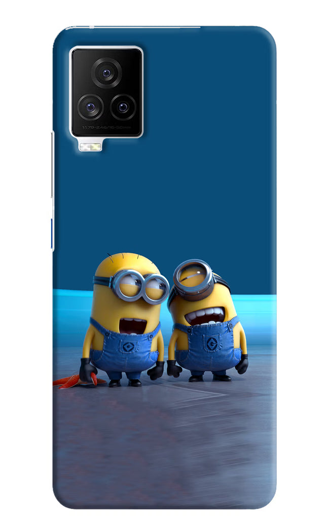 Minion Laughing iQOO 7 Legend 5G Hard Case Back Cover by Casekaro