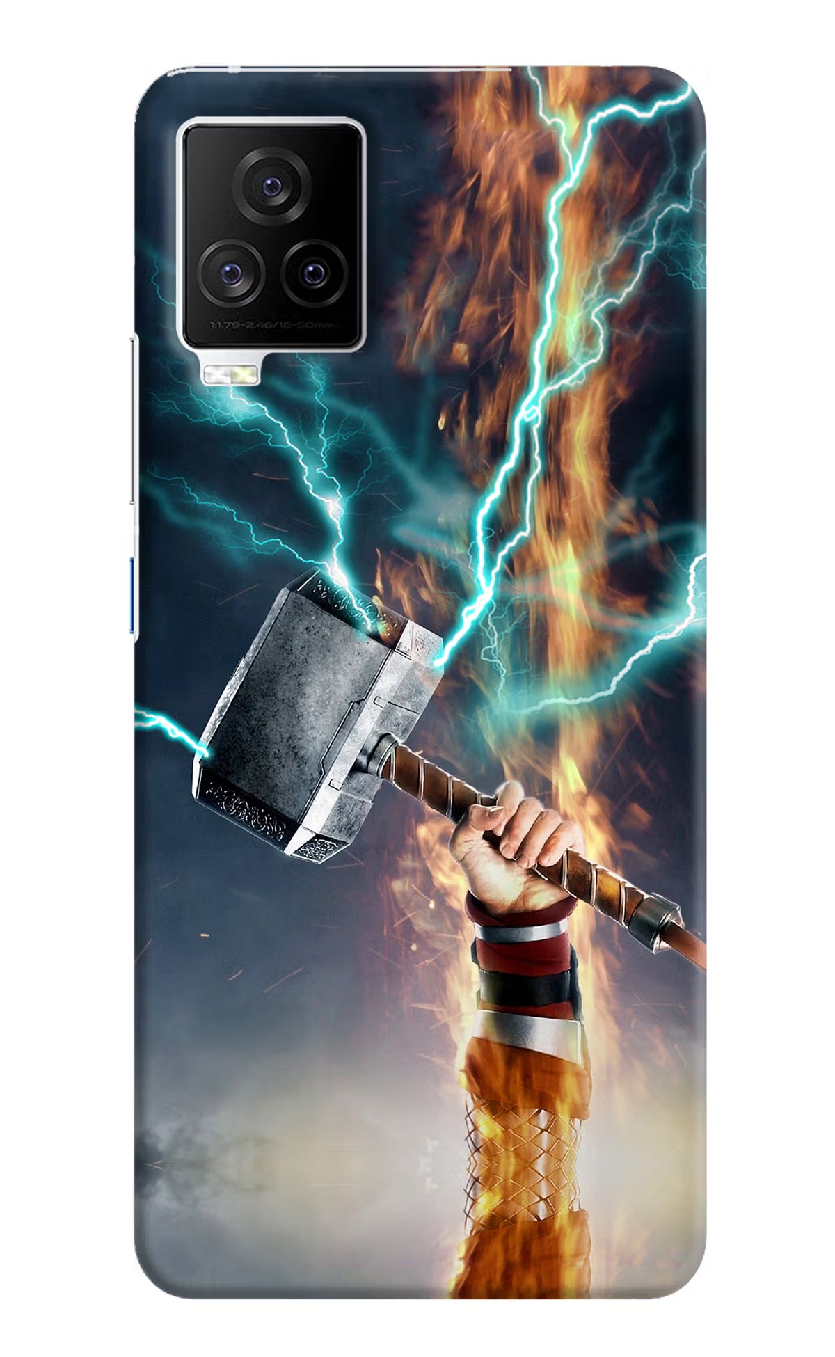 Thor Hammer Mjolnir iQOO 7 Legend 5G Hard Case Back Cover by Casekaro