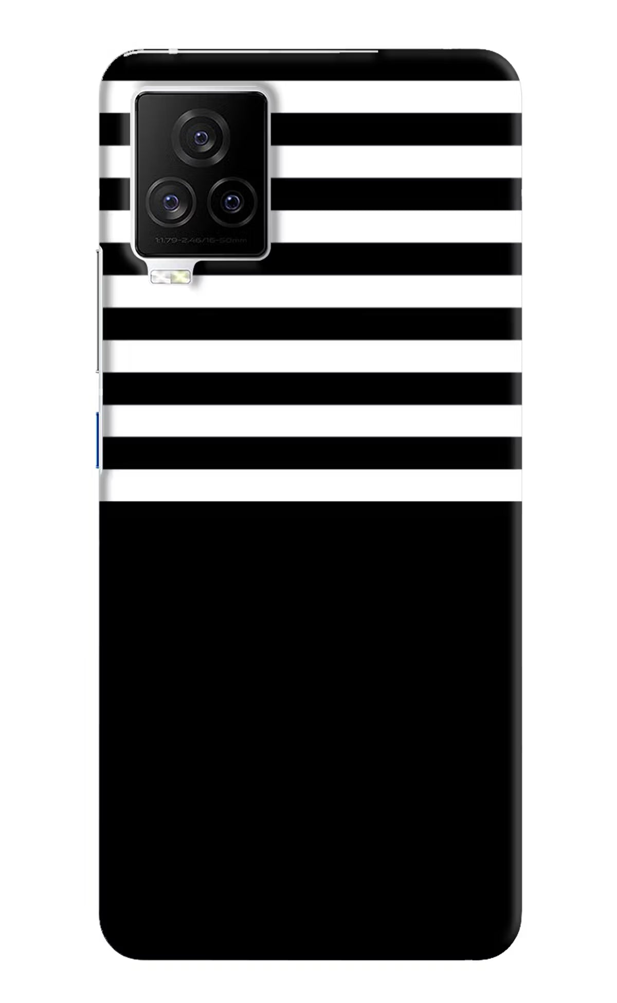 Black and White Print iQOO 7 Legend 5G Hard Case Back Cover by Casekaro