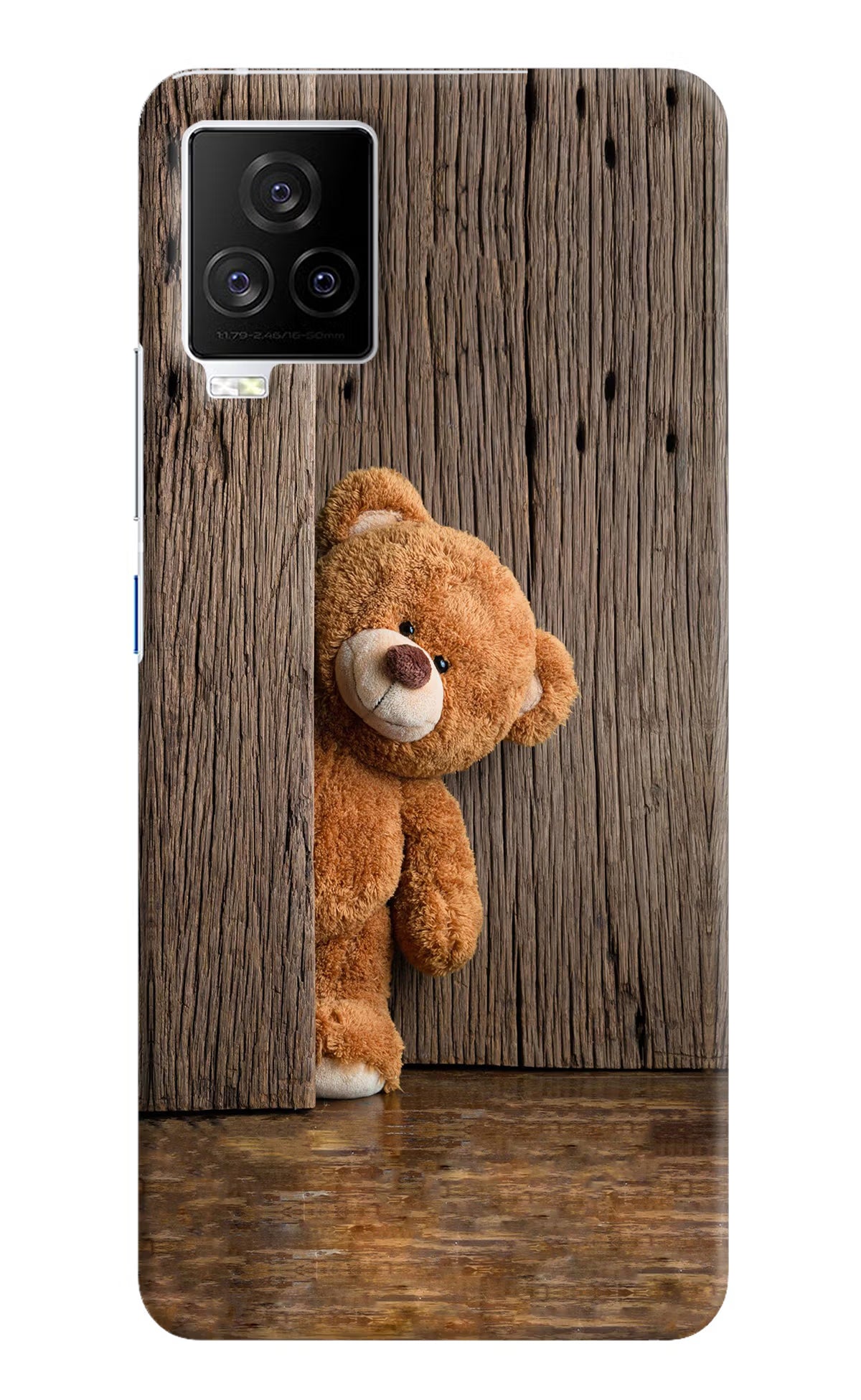 Teddy Wooden iQOO 7 Legend 5G Hard Case Back Cover by Casekaro