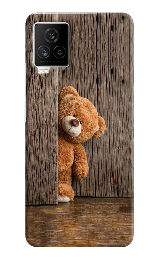 Teddy Wooden iQOO 7 Legend 5G Hard Case Back Cover by Casekaro