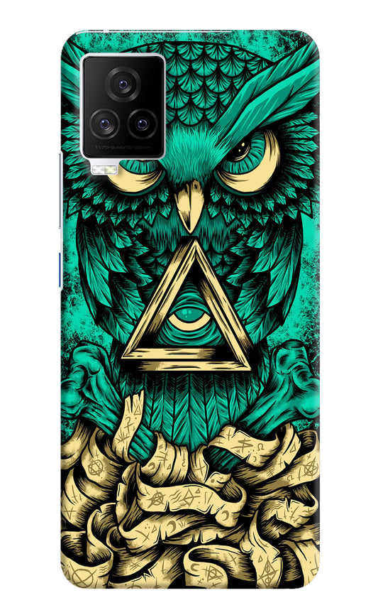 Green Owl iQOO 7 Legend 5G Hard Case Back Cover by Casekaro