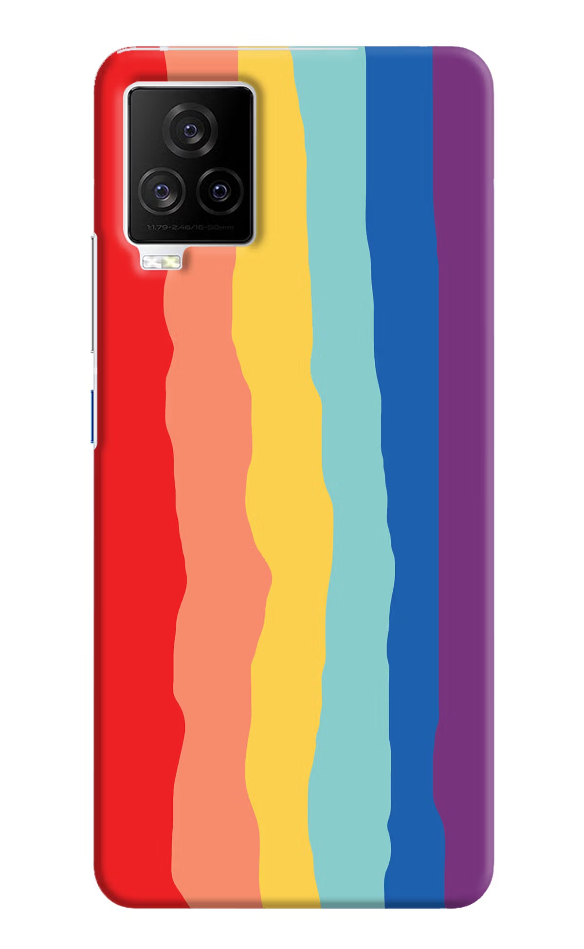 Rainbow iQOO 7 Legend 5G Hard Case Back Cover by Casekaro