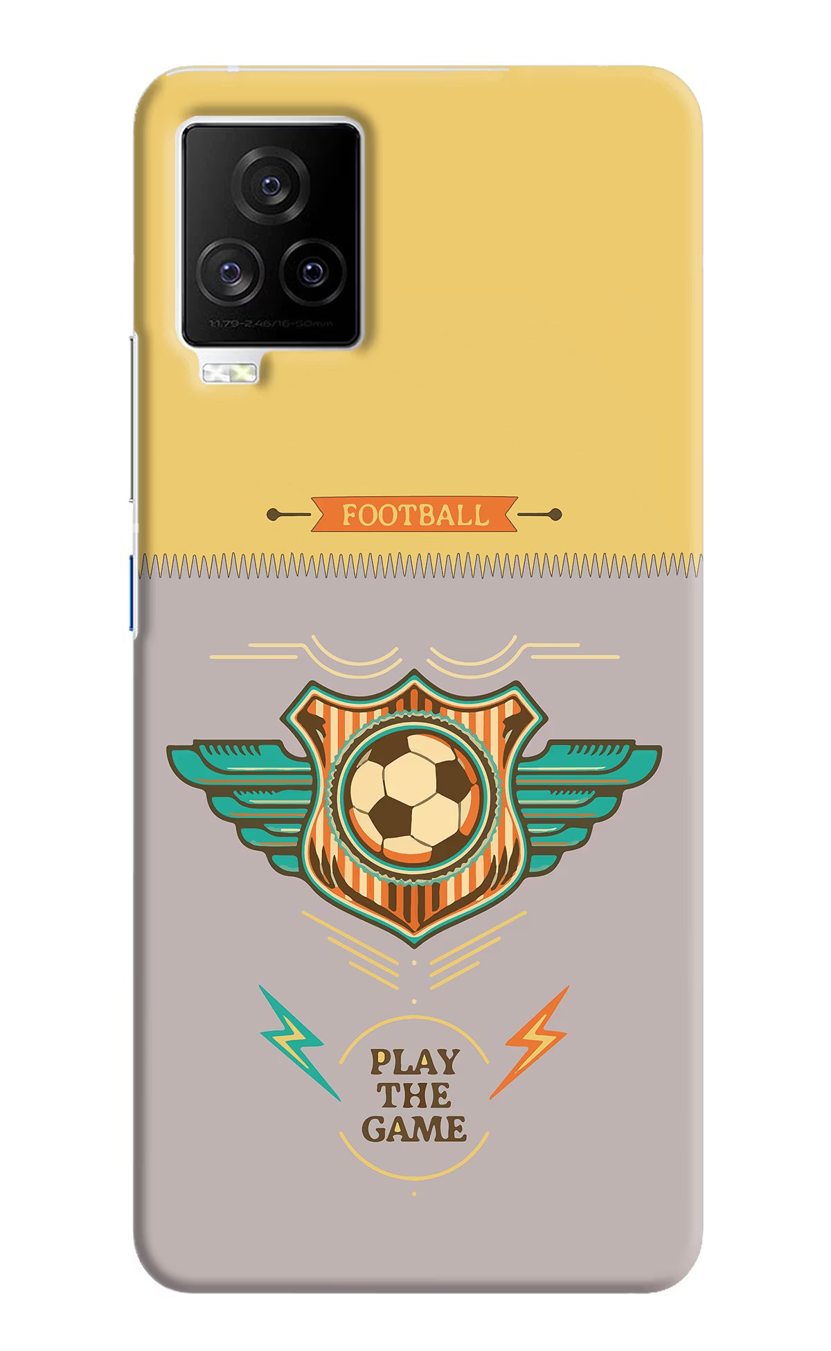 Football iQOO 7 Legend 5G Hard Case Back Cover by Casekaro