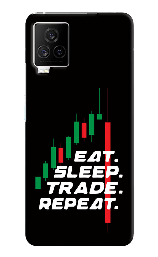 Eat Sleep Trade Repeat iQOO 7 Legend 5G Hard Case Back Cover by Casekaro