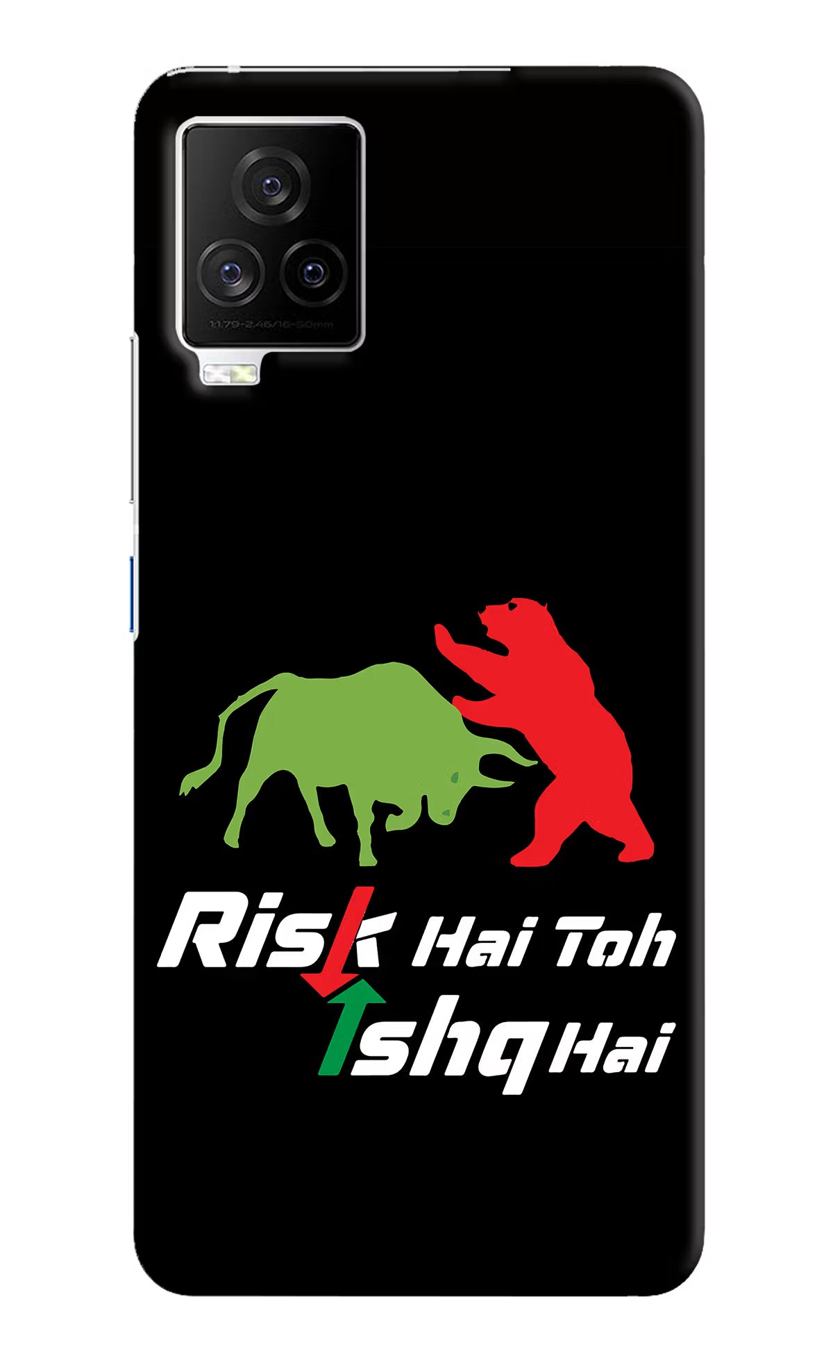 Risk Hai Toh Ishq Hai iQOO 7 Legend 5G Hard Case Back Cover by Casekaro