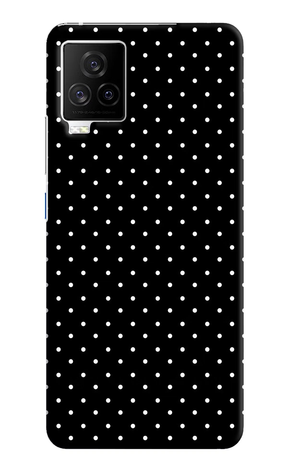 White Dots iQOO 7 Legend 5G Hard Case Back Cover by Casekaro