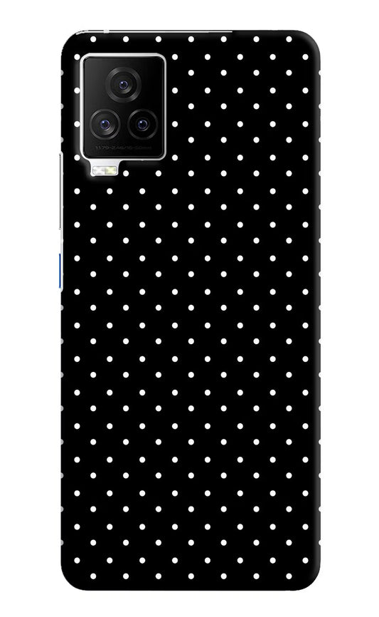 White Dots iQOO 7 Legend 5G Hard Case Back Cover by Casekaro