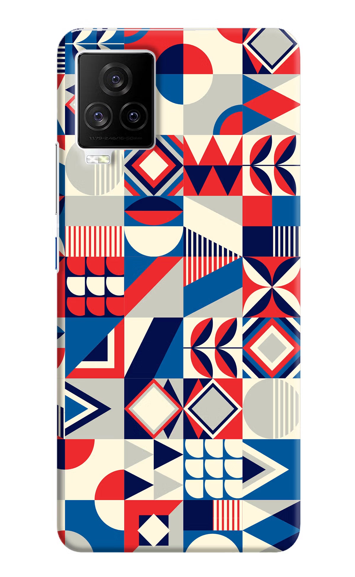 Colorful Pattern iQOO 7 Legend 5G Hard Case Back Cover by Casekaro