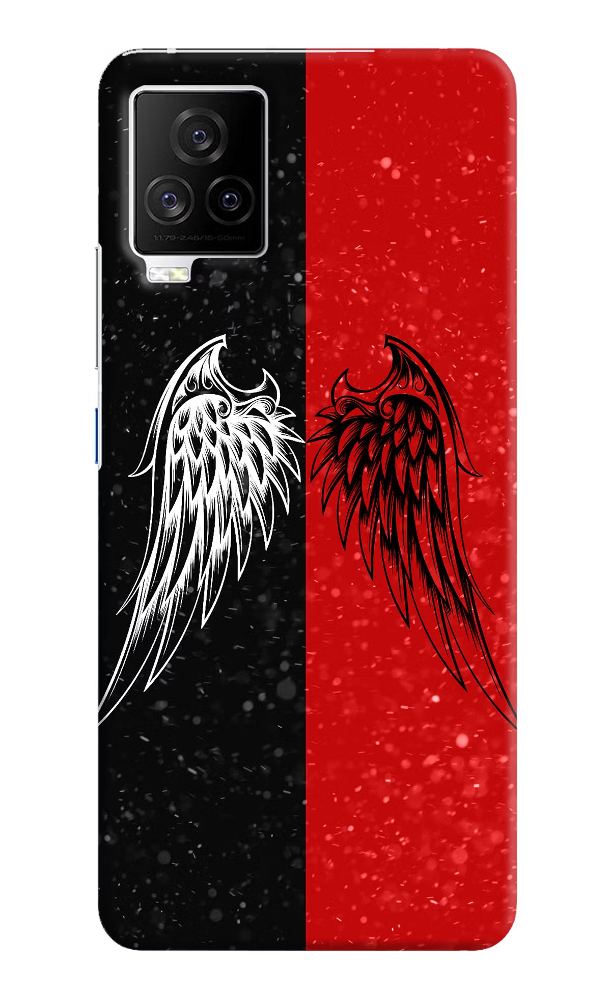 Wings iQOO 7 Legend 5G Hard Case Back Cover by Casekaro