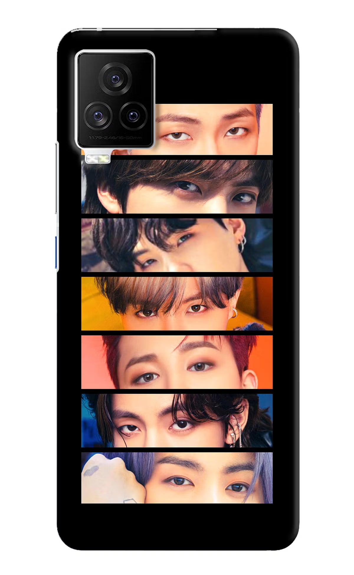 BTS Eyes iQOO 7 Legend 5G Hard Case Back Cover by Casekaro