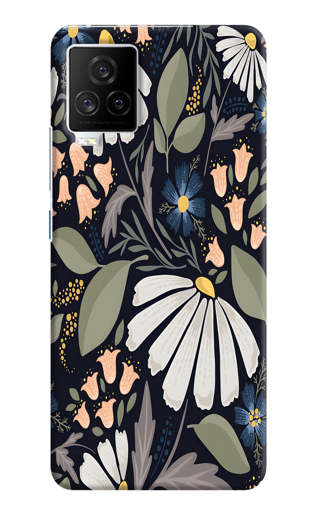 Flowers Art iQOO 7 Legend 5G Hard Case Back Cover by Casekaro