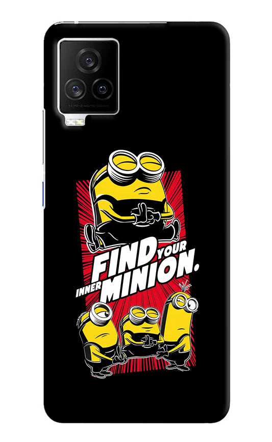Find your inner Minion iQOO 7 Legend 5G Hard Case Back Cover by Casekaro