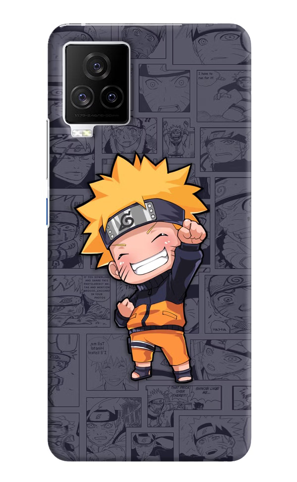 Chota Naruto iQOO 7 Legend 5G Hard Case Back Cover by Casekaro