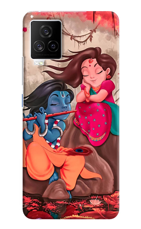 Radhe Krishna iQOO 7 Legend 5G Hard Case Back Cover by Casekaro
